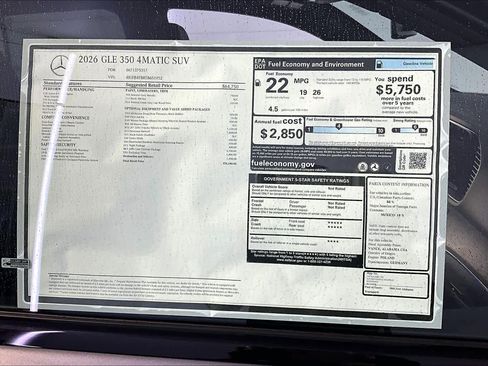 New 2026 Mercedes-Benz GLE 350 4MATIC image 18