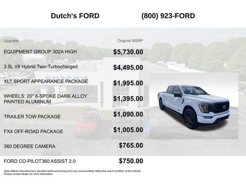 Used 2021 Ford F150 XLT w/ Equipment Group 302A High AWD/4WD image 5