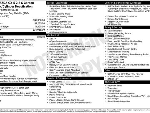 New 2025 MAZDA CX-5 Carbon Edition image 3