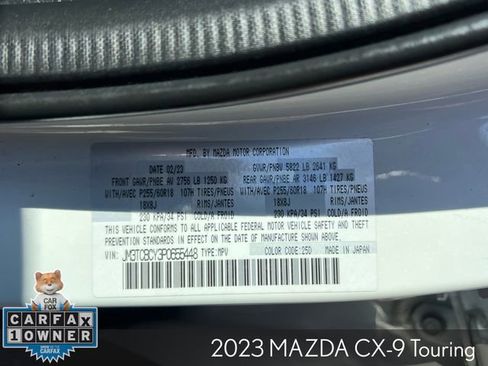 Used 2023 MAZDA CX-9 Touring AWD/4WD image 33