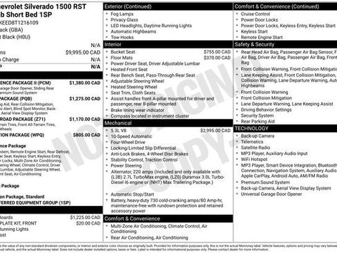 New 2026 Chevrolet Silverado 1500 RST w/ Convenience Package II AWD/4WD image 2