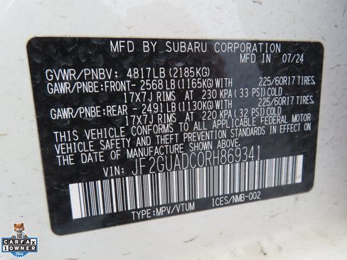 Used 2024 Subaru Crosstrek 2.0i Premium AWD/4WD image 27