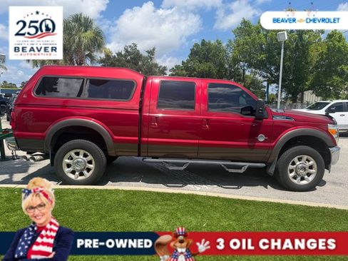 Used 2016 Ford F350 Lariat w/ Snow Plow Prep Package AWD/4WD image 3