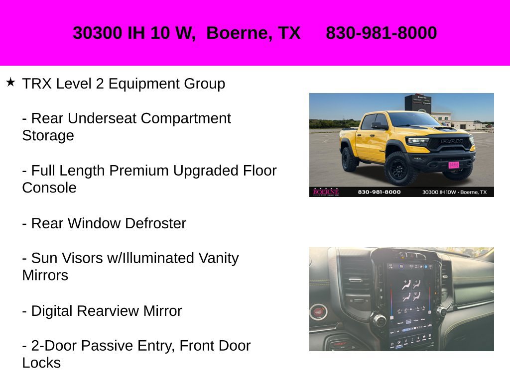 Used 2023 RAM 1500 TRX w/ TRX Level 2 Equipment Group AWD/4WD image 20