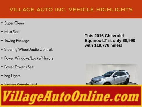 Used 2016 Chevrolet Equinox LT w/ LPO, Protection Package AWD/4WD image 8