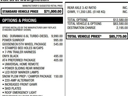 Certified 2025 GMC Sierra 2500 AT4 image 2