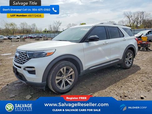 Used 2020 Ford Explorer Platinum w/ Premium Technology Package AWD/4WD image 1