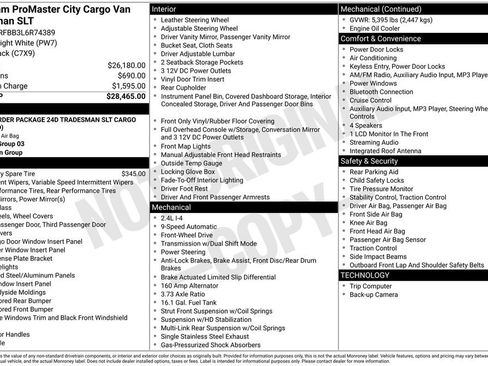 Used 2020 RAM ProMaster City Tradesman SLT image 9