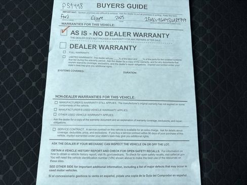 Used 2025 Ford Escape Active AWD/4WD image 41