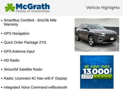 Used 2019 Jeep Cherokee Limited AWD/4WD image 6