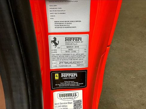 Used 2018 Ferrari 488 GTB RWD image 17