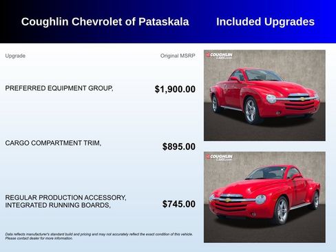 Used 2004 Chevrolet SSR w/ Preferred Equipment Group RWD image 3