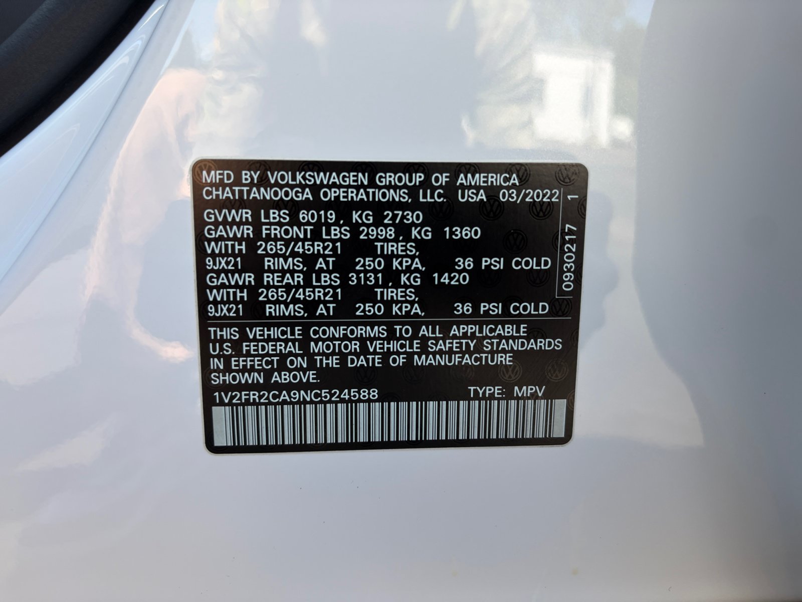 Certified 2022 Volkswagen Atlas SEL Premium AWD/4WD image 25