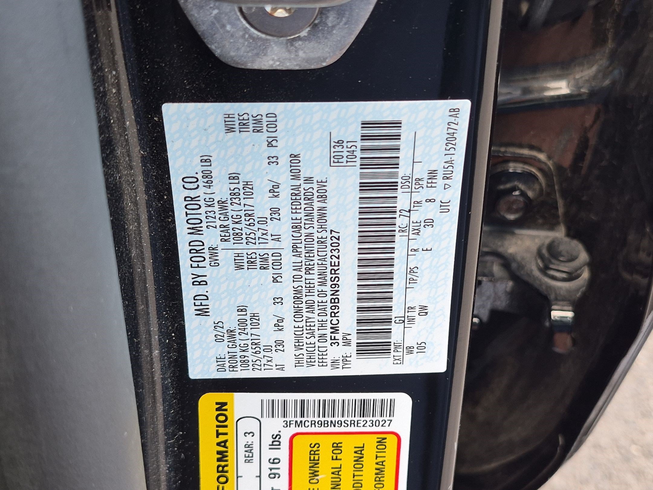 Used 2025 Ford Bronco Sport Big Bend AWD/4WD image 36
