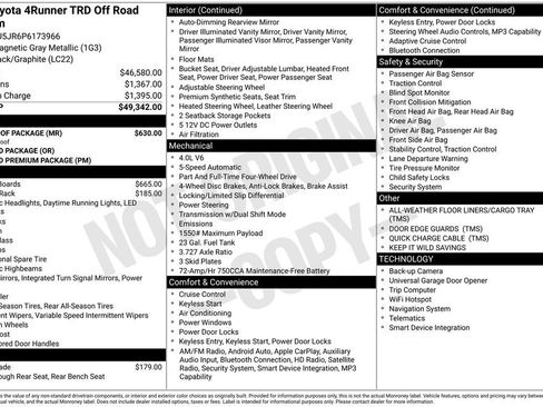 Used 2023 Toyota 4Runner TRD Off-Road Premium w/ Moonroof Package image 3