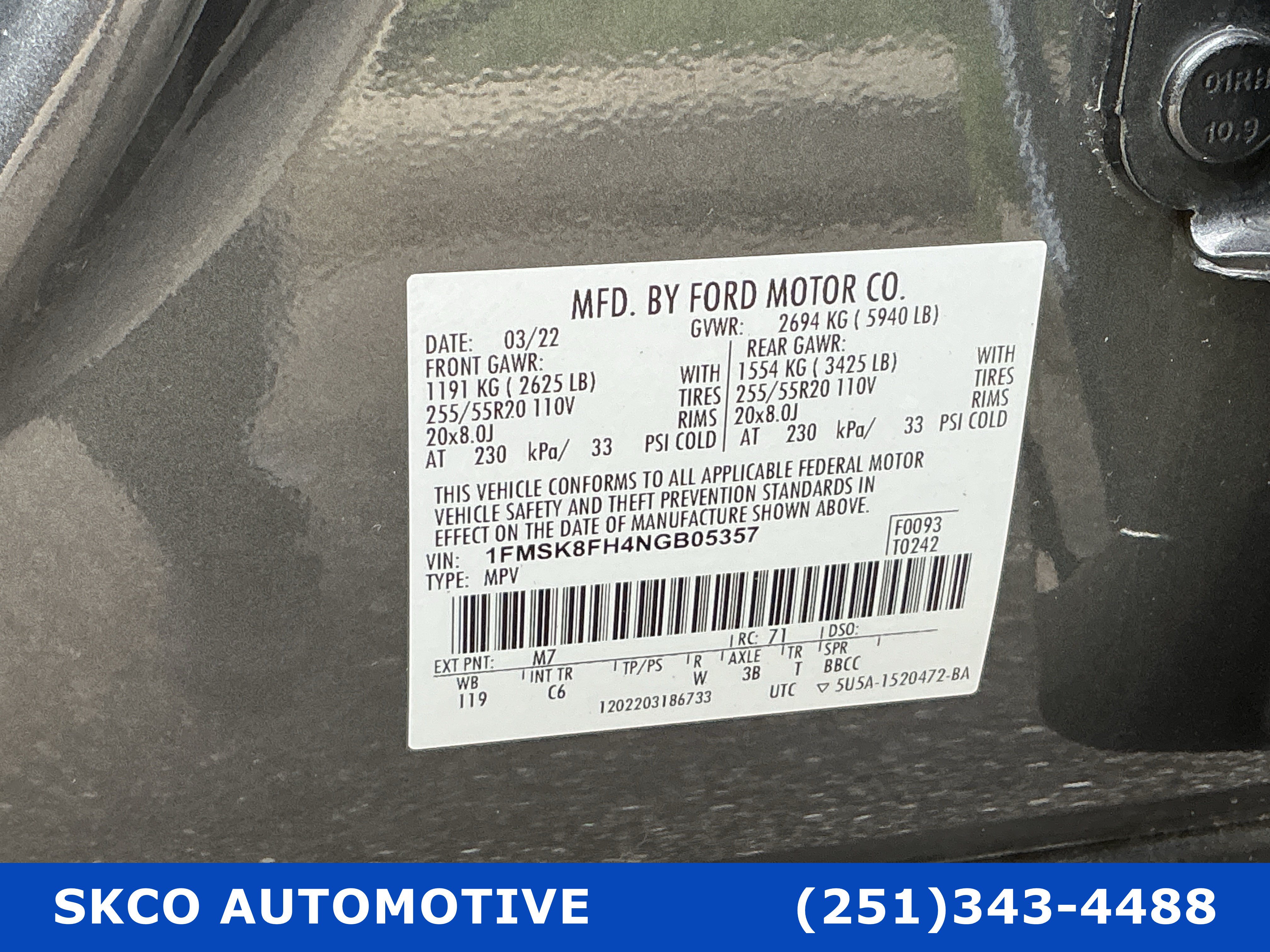 Used 2022 Ford Explorer Limited AWD/4WD image 28