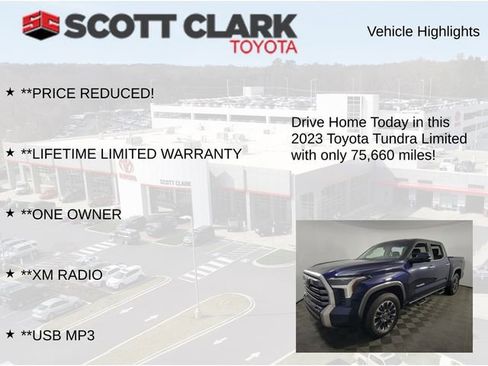 Used 2023 Toyota Tundra Limited w/ Power Package AWD/4WD image 13