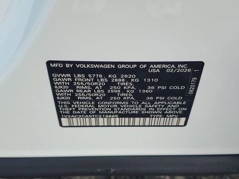 New 2026 Volkswagen Atlas Cross Sport SEL R-Line AWD/4WD image 33