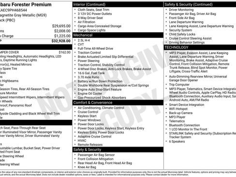 Certified 2023 Subaru Forester Premium AWD/4WD image 2