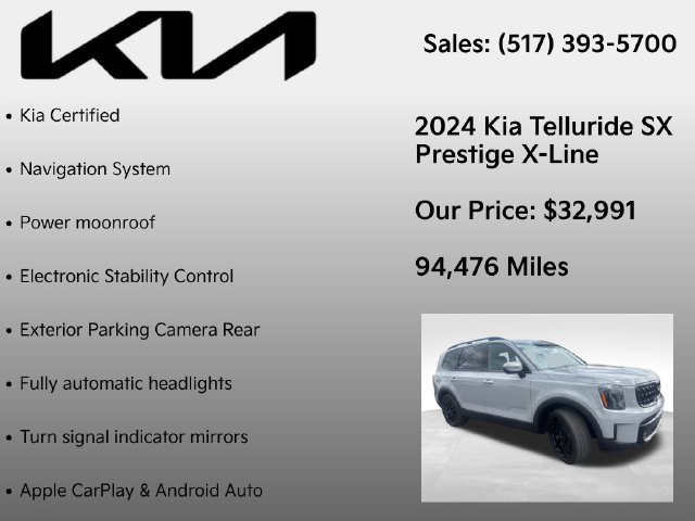 Used 2024 Kia Telluride SX Prestige X-Line AWD/4WD image 7