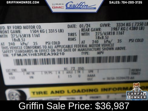 Used 2024 Ford Expedition Max XLT RWD image 56