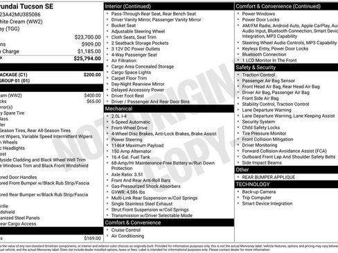 Used 2021 Hyundai Tucson SE w/ Cargo Package FWD image 6