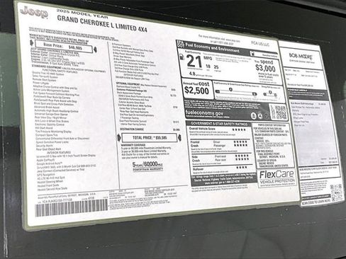 New 2025 Jeep Grand Cherokee L Limited w/ Black Appearance Package image 14