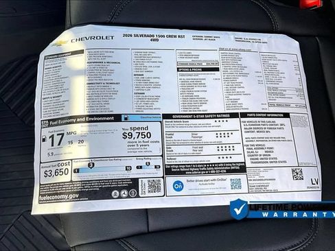 New 2026 Chevrolet Silverado 1500 RST w/ RST All Star Premium Package AWD/4WD image 15