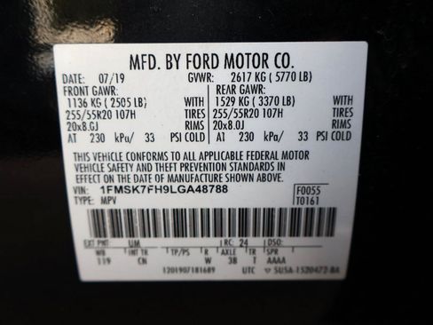 Used 2020 Ford Explorer Limited RWD image 20