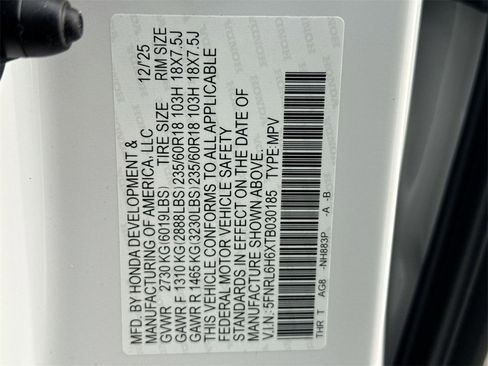 New 2026 Honda Odyssey EX-L image 27