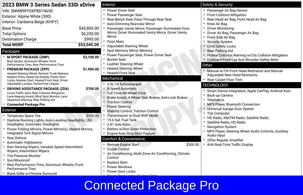 Used 2023 BMW 330i xDrive Sedan w/ M Sport Package AWD/4WD image 6