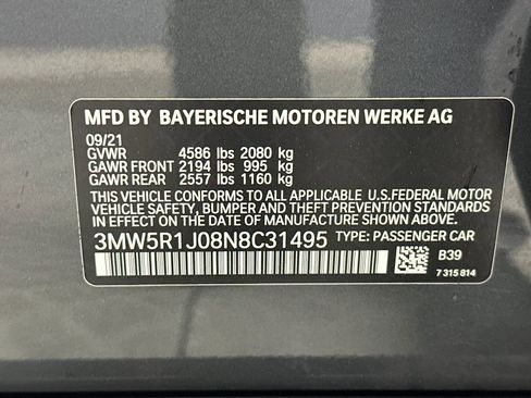 Used 2022 BMW 330i Sedan w/ Driving Assistance Package image 20