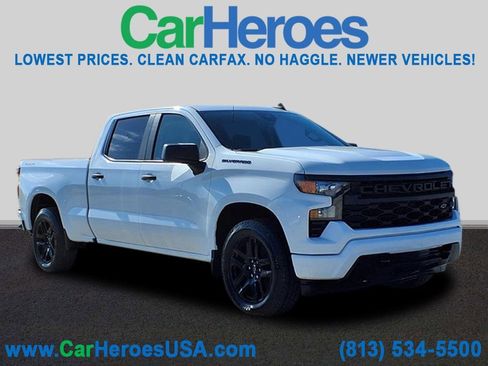 Used 2022 Chevrolet Silverado 1500 Custom w/ LPO, Dark Essentials Package image 1