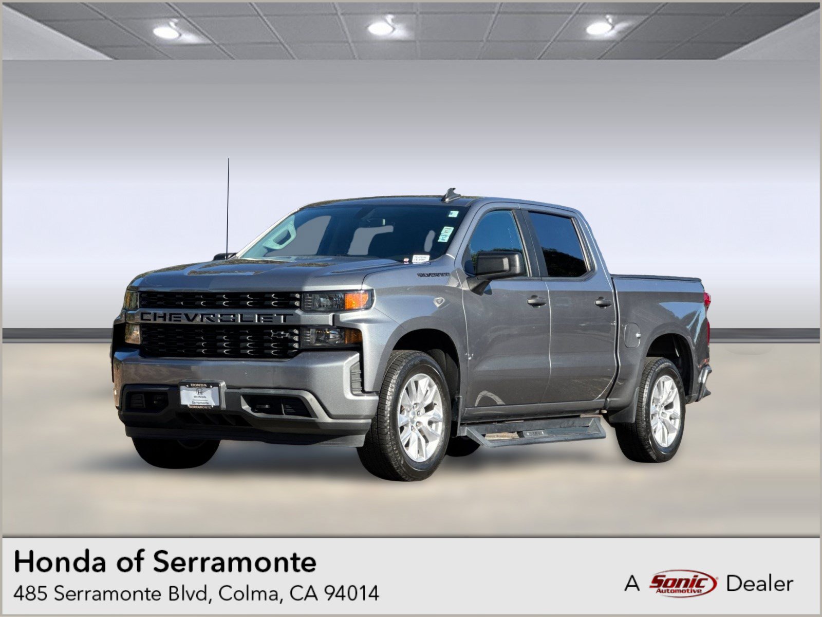 Used 2021 Chevrolet Silverado 1500 Custom w/ LPO, Dark Essentials Package RWD image 1