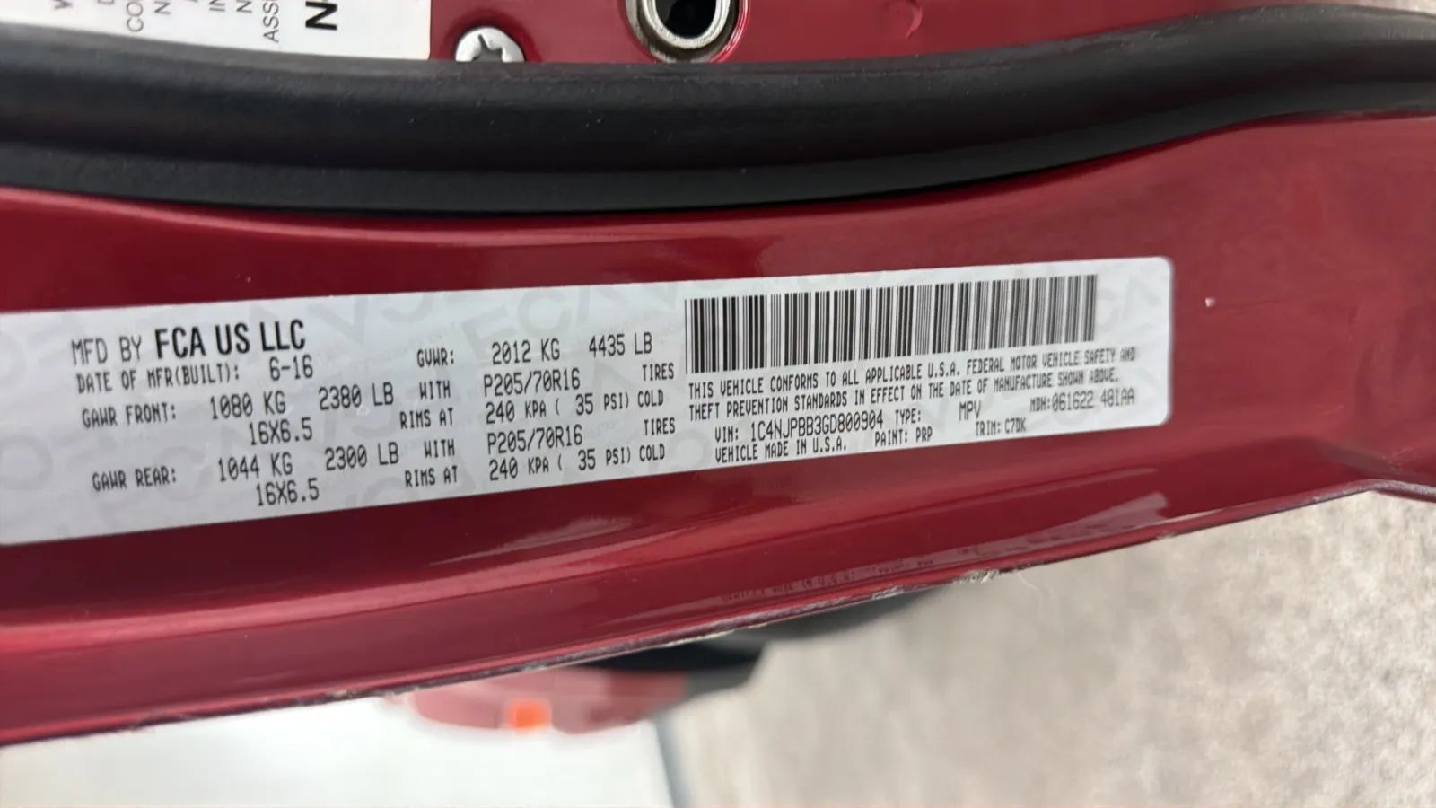 Used 2016 Jeep Patriot Sport FWD image 27