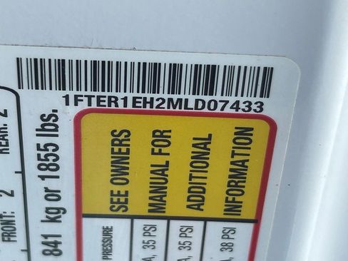 Certified 2021 Ford Ranger XL w/ Equipment Group 101A High image 37