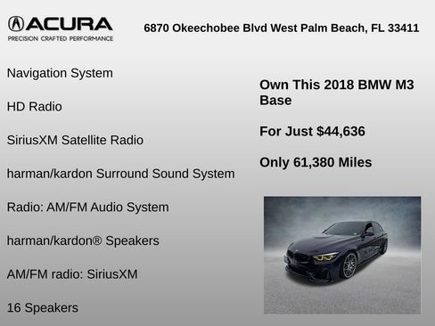 Used 2018 BMW M3 w/ Competition Package image 17