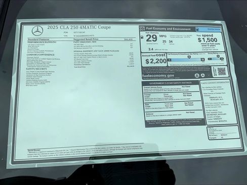 New 2025 Mercedes-Benz CLA 250 4MATIC image 19
