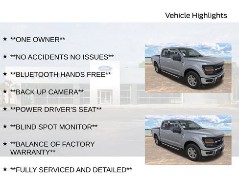 Used 2025 Ford F150 XLT w/ Equipment Group 301A Standard AWD/4WD image 3