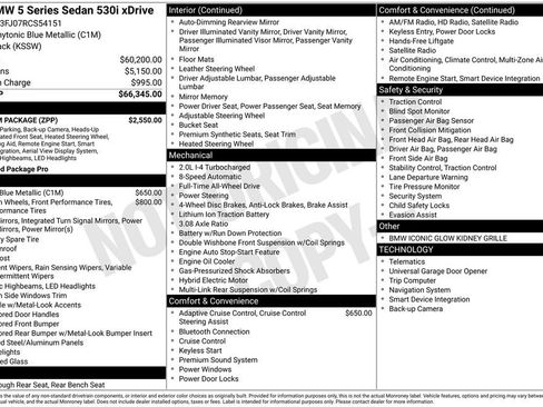 Used 2024 BMW 530i xDrive w/ Premium Package image 2