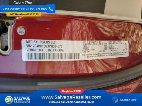 Used 2023 Chrysler Voyager LX FWD image 17