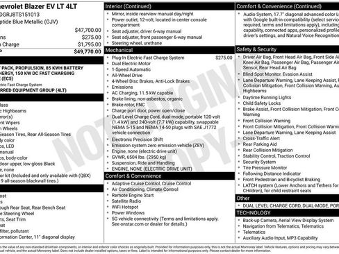 New 2026 Chevrolet Blazer EV LT AWD/4WD image 10