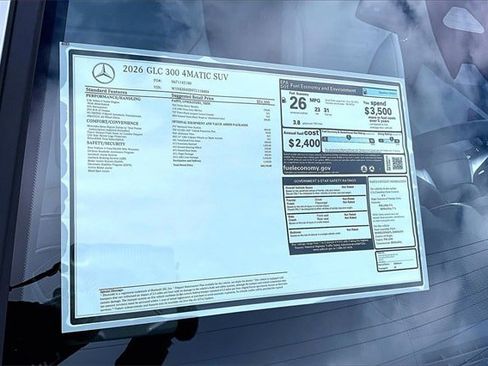 New 2026 Mercedes-Benz GLC 300 GLC 300 4MATIC SUV image 17