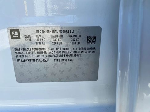 Used 2016 Chevrolet Sonic LTZ FWD image 17