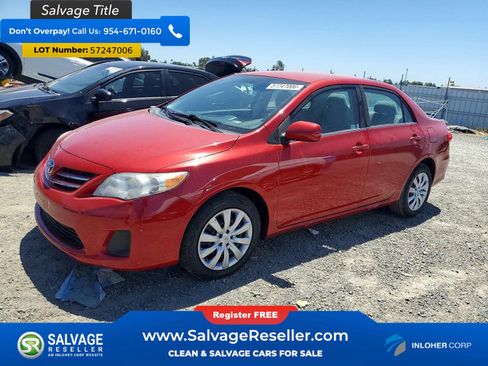 Used 2013 Toyota Corolla LE FWD image 1