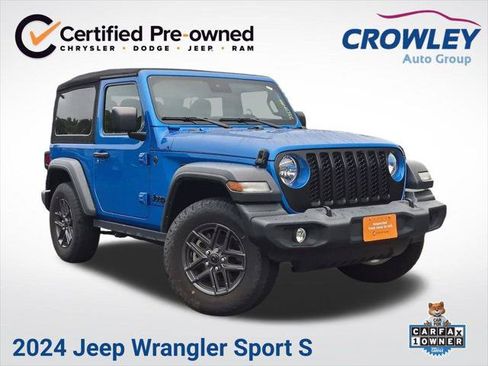 Certified 2024 Jeep Wrangler Sport AWD/4WD image 1