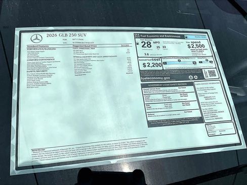 New 2026 Mercedes-Benz GLB 250 image 20