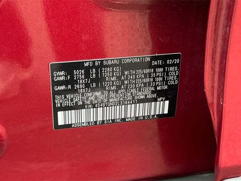 Used 2020 Subaru Outback Limited XT w/ Popular Package #2 image 32