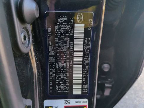 Used 2022 Toyota Camry SE FWD image 35