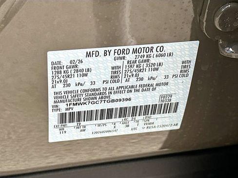 New 2026 Ford Explorer ST w/ Sun And Sound Package RWD image 21